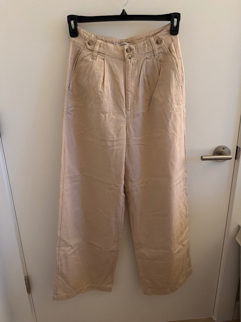 Madewell Tan Wide Leg Pant Size 0